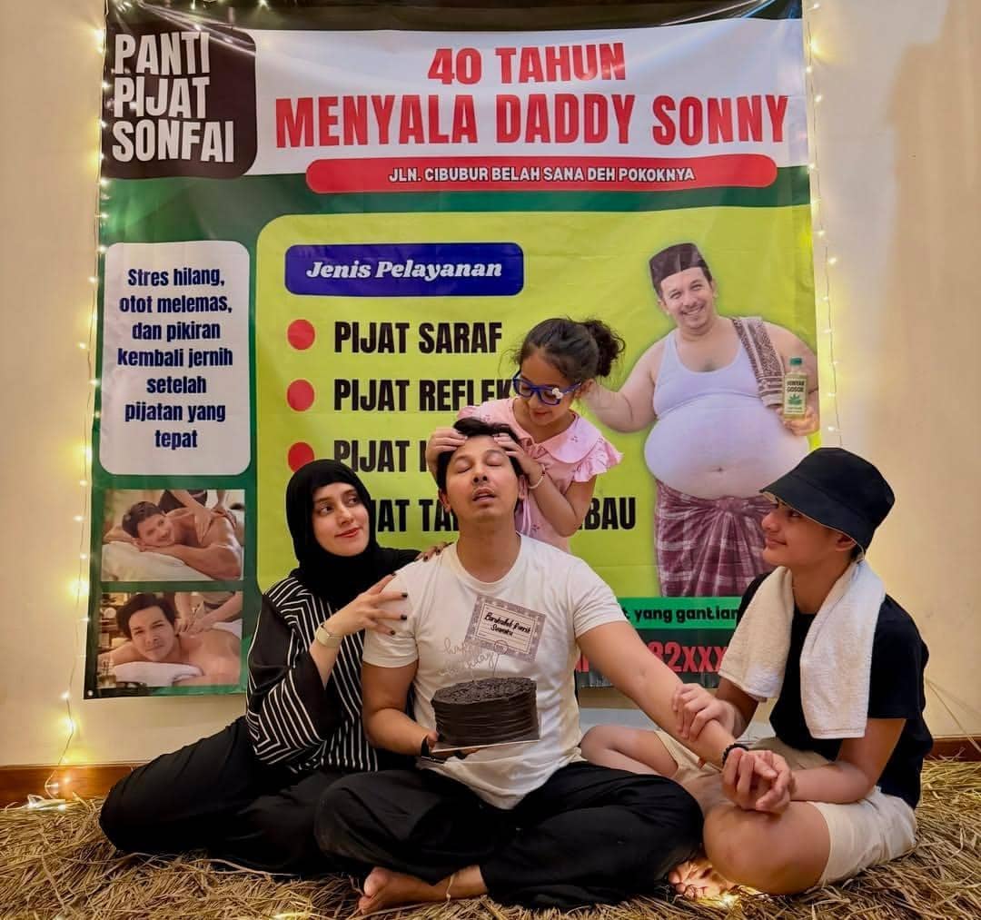 Sonny Septian ulang tahun ke-40