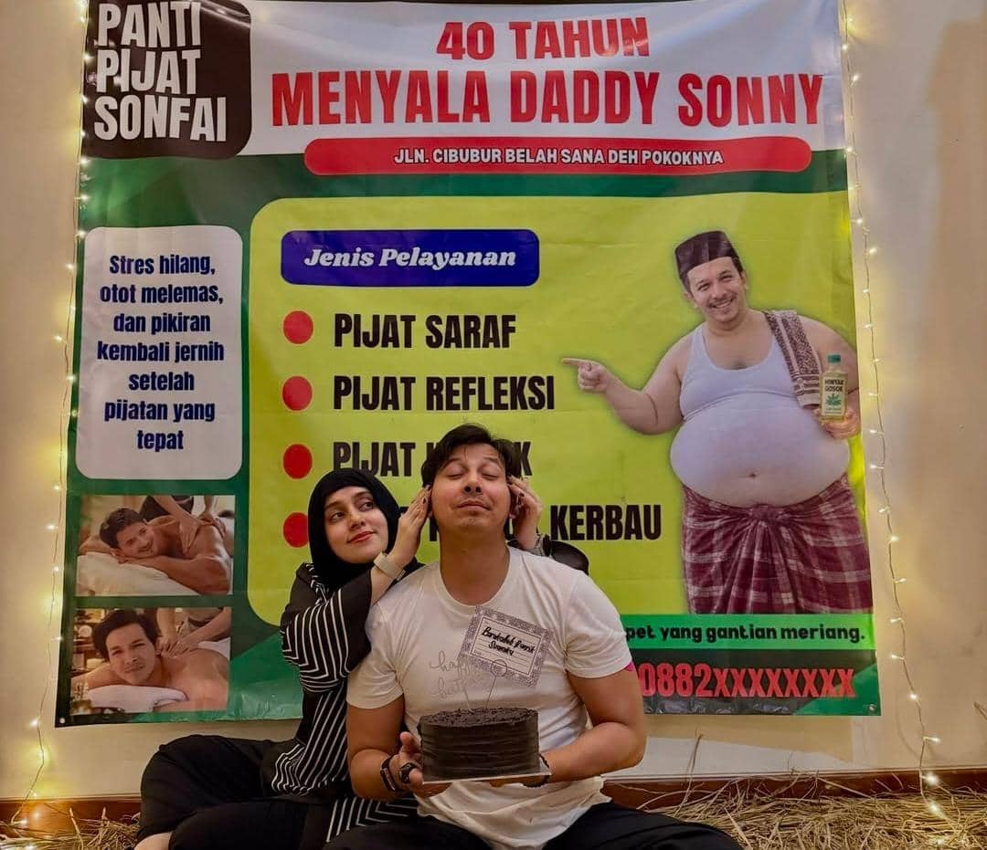 Sonny Septian ulang tahun ke-40