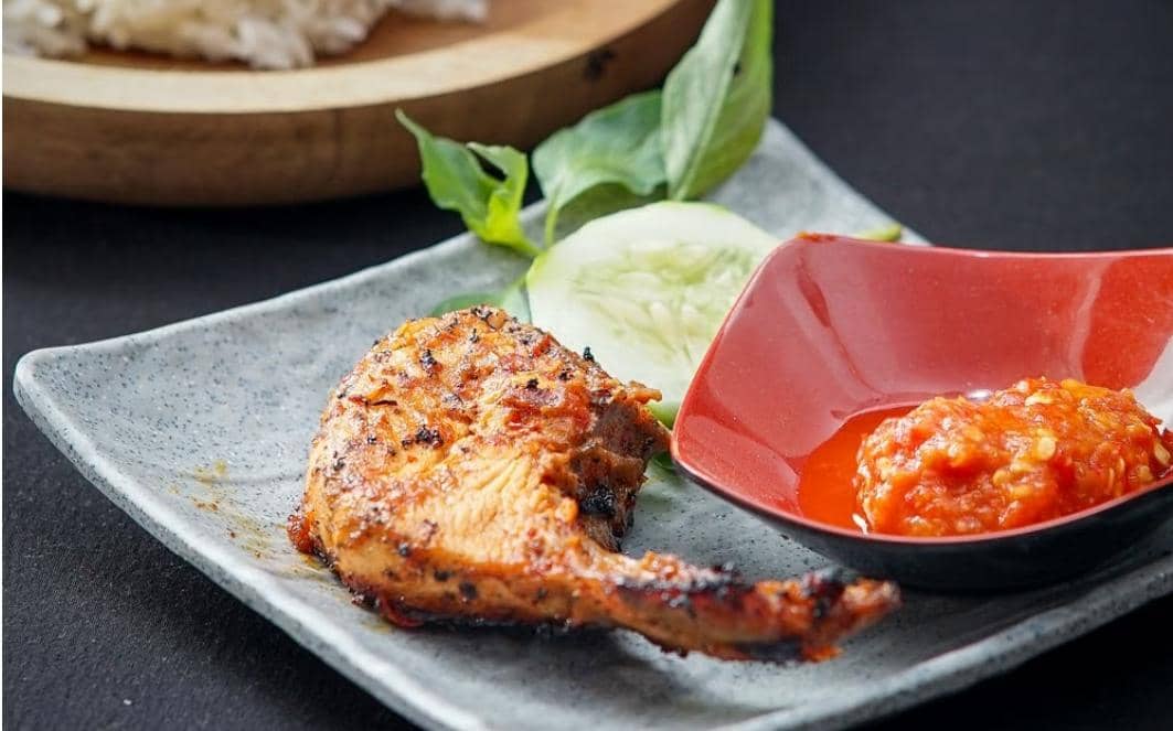 ilustrasi ayam bakar