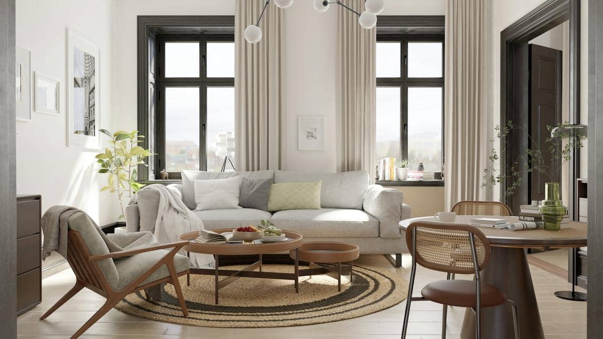5 Peran Bidang Netral dalam Mengatur Fokus Furnitur