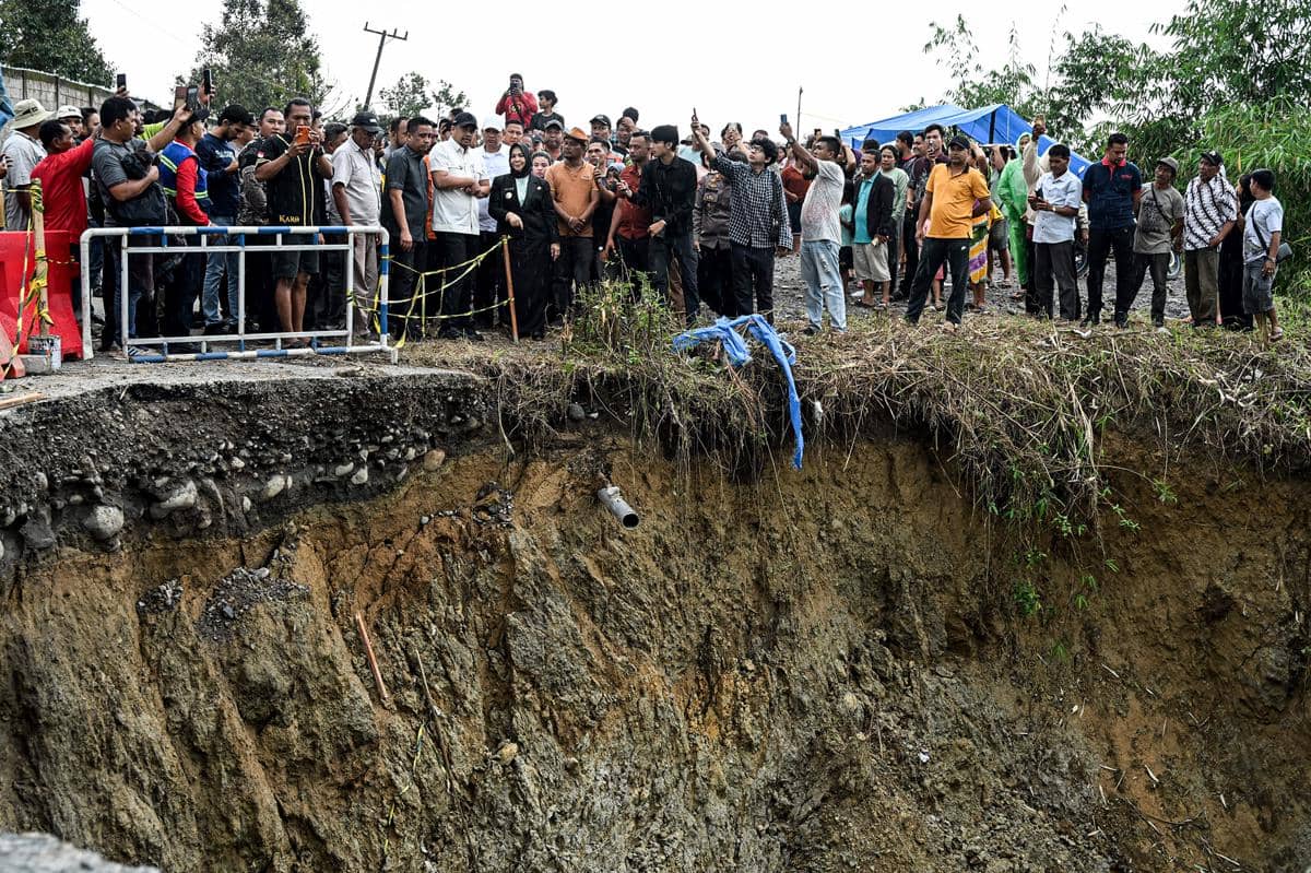 Jalan Longsor Pamah Semelir Diperbaiki Oktober