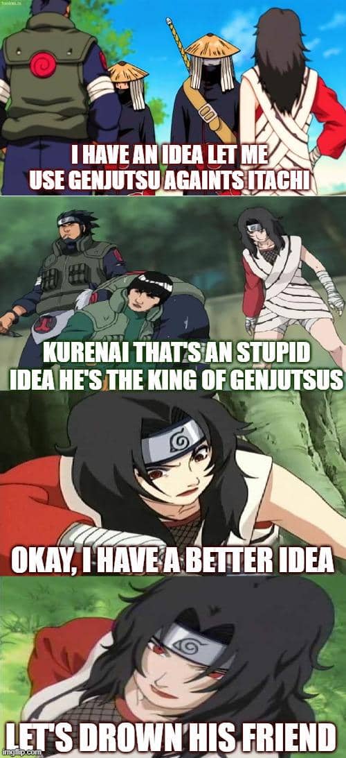 meme Naruto tentang tim 8
