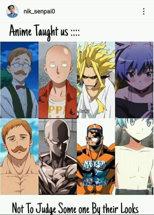 meme anime peribahasa jangan menilai buku dari sampulnya