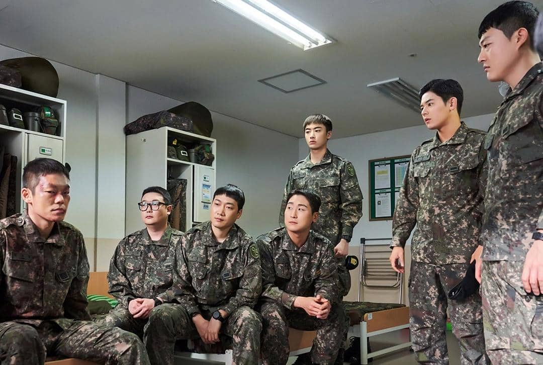 Potongan adegan drama Korea New Recruit 4 dalam unggahan promosi dari akun Instagram resmi ENA Drama.