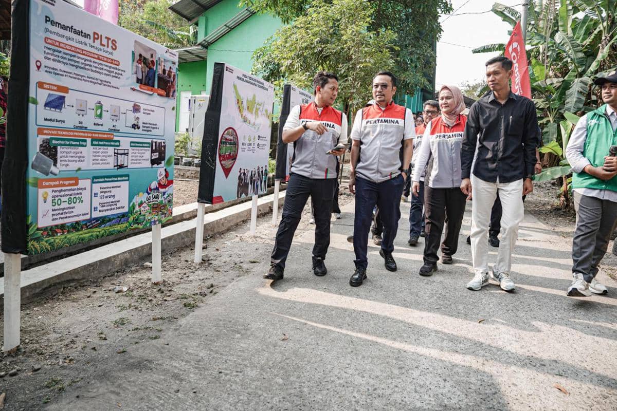 Pertamina Kembangkan Ekosistem Pengelolaan Sampah di Guwosari