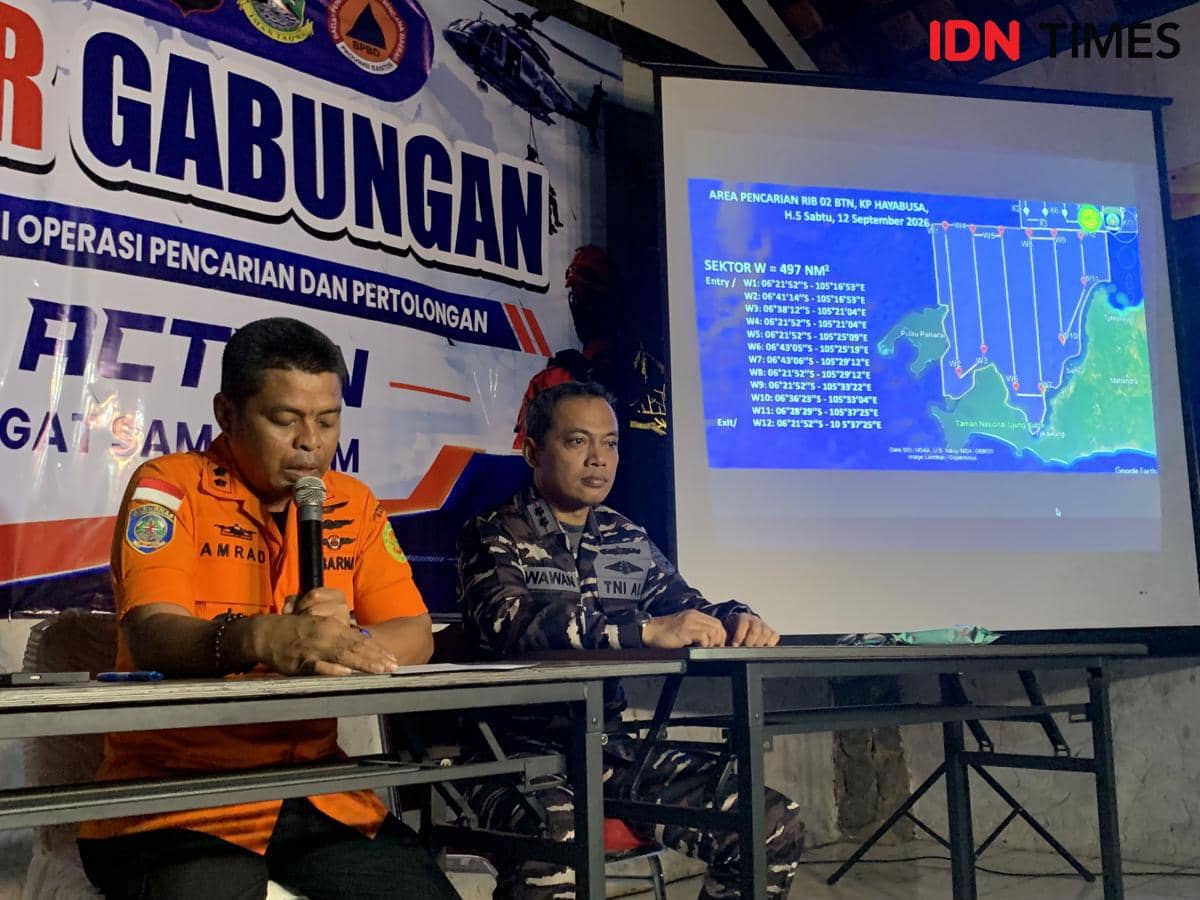 Hari Kelima Pencarian Jurnalis, SAR Temukan Jeriken, Helm  dan 2 Life Jacket