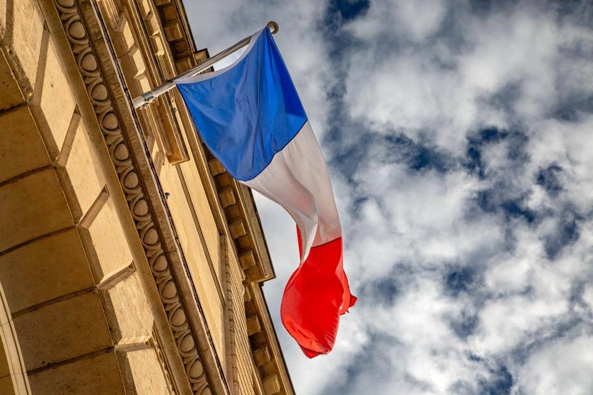 ilustrasi bendera Prancis