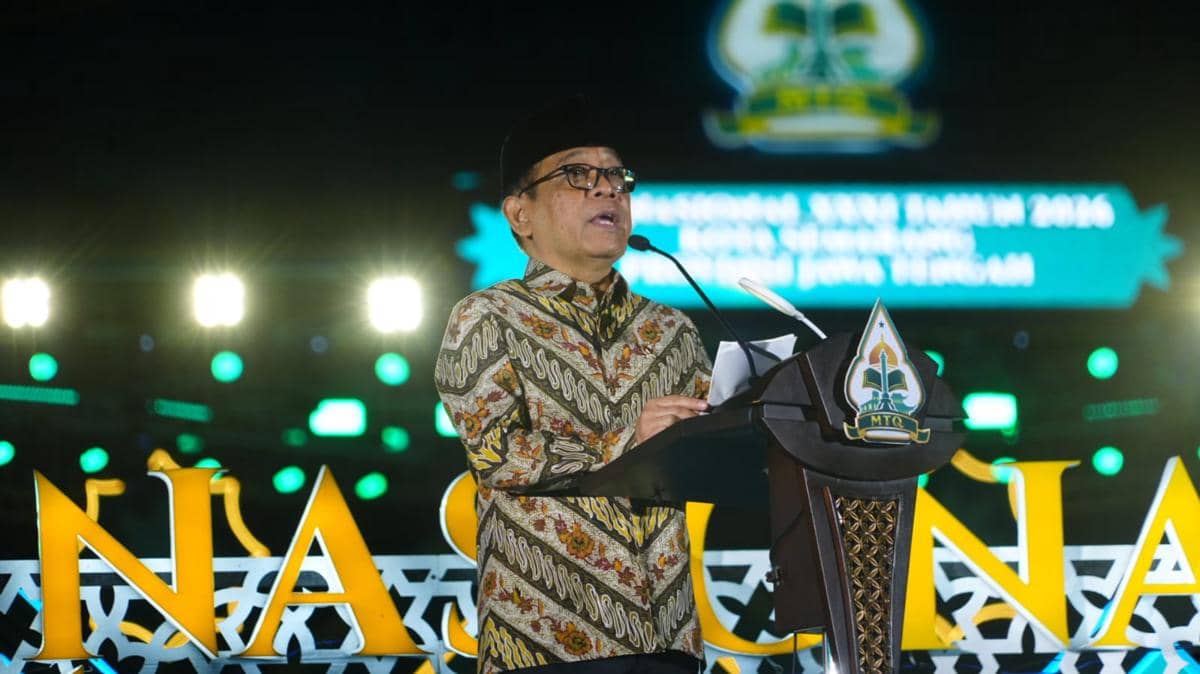 Buka MTQ Nasional, Menko PMK: Indonesia Emas Butuh Keseimbangan IPTEK-Akhlak