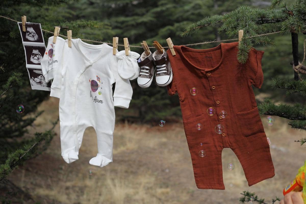Ilustrasi baju bayi