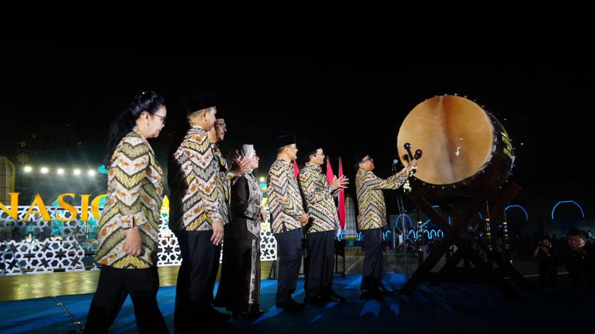 Suasana acara pembukaan MTQ Nasional XXXI tahun 2026 di Semarang pada Sabtu, 13 September 2026.