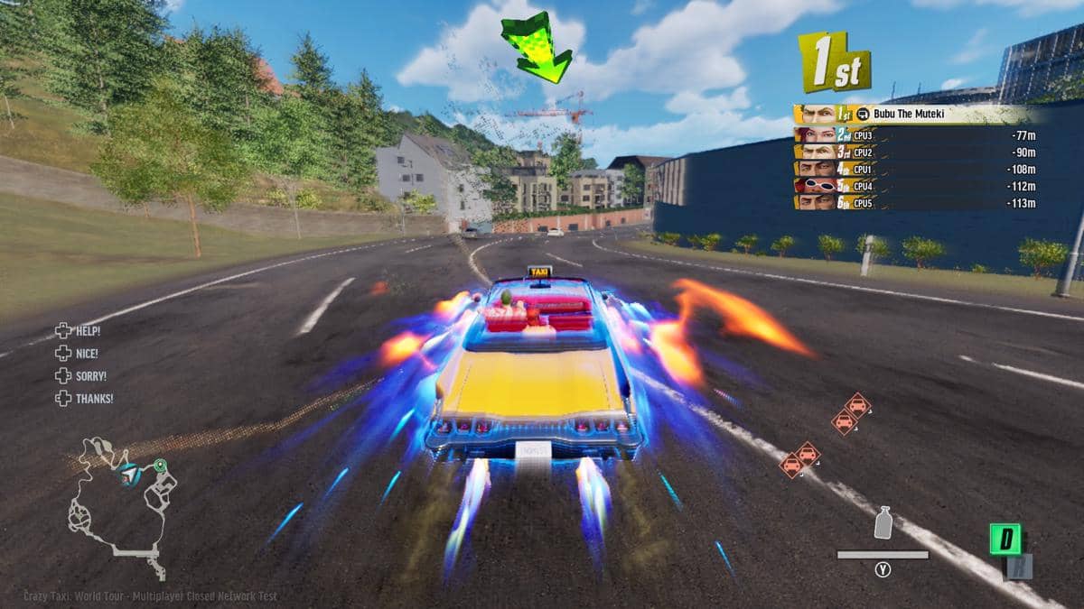 Crazy Taxi World Tour Closed Network Test