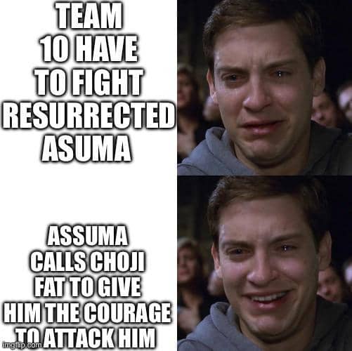 meme Naruto tentang Tim 10