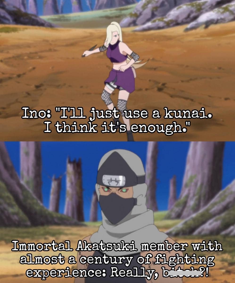meme Naruto tentang Tim 10