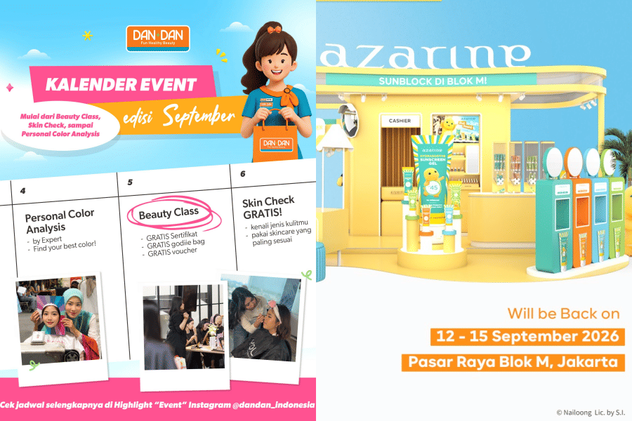 Daftar Event Beauty pada September 2026, Ada Beauty Class!