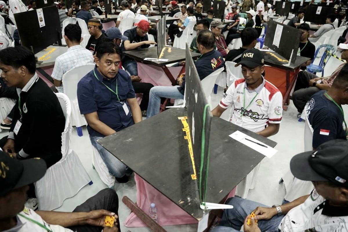 Dokumentasi resmi pelaksanaan Samarinda Domino Tournament 2026 yang berlangsung sukses oleh PORDI.