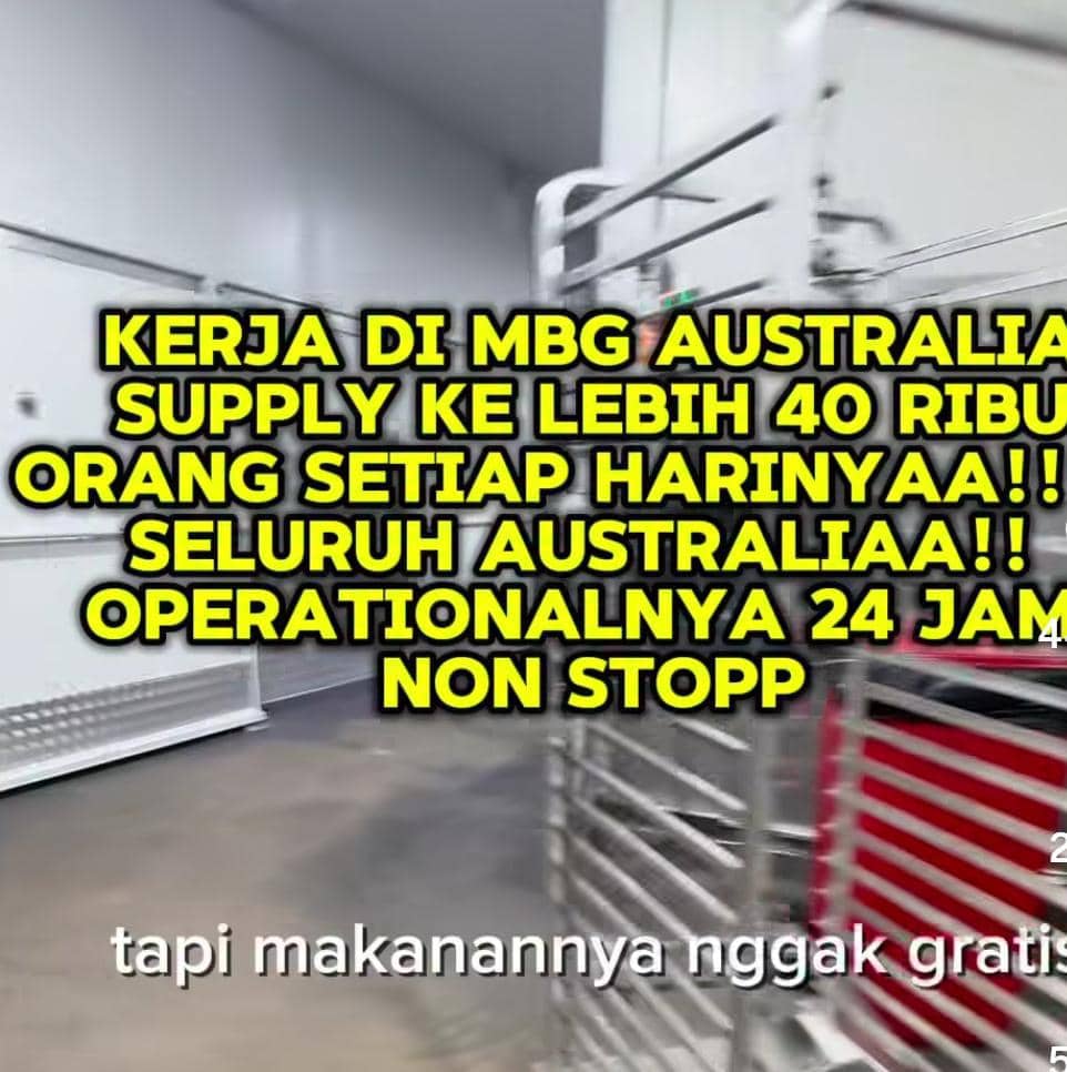 Kerja Jadi Chef di Dapur MBG Australia, WNI Ini Ungkap SOP Kebersihan Ketat