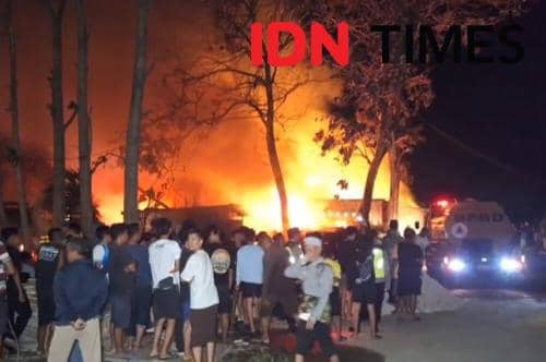 Gudang Kayu Jati di Ngawi Terbakar, Barang Ekspor Ludes Jadi Abu