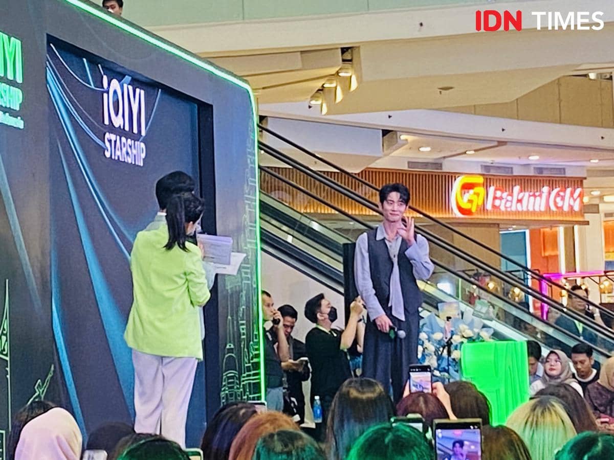 Suasana fan meeting Cheng Lei bersama penggemar di Mini Atrium Gandaria City pada Sabtu, 12 September 2026.
