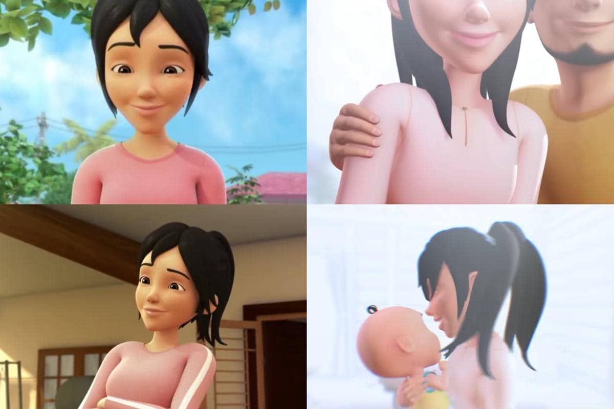 Kak Ros dan sang ibu punya paras dan perawakan yang mirip 