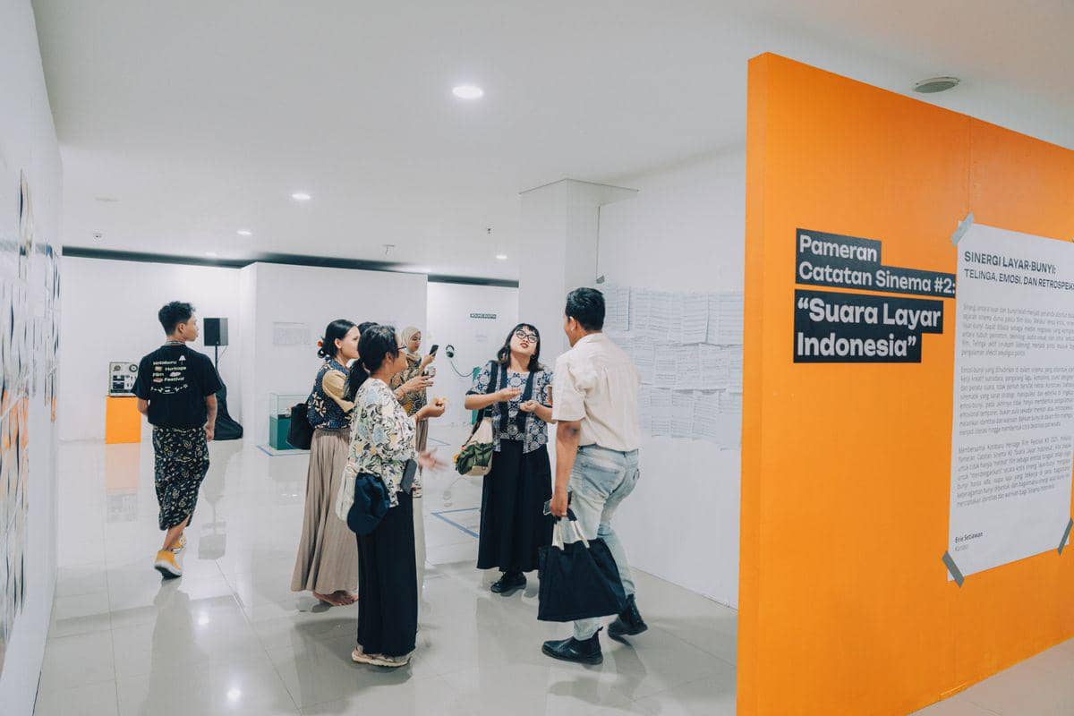 Arsip dokumentasi Kotabaru Heritage Film Festival yang tersimpan dalam koleksi penyelenggara festival.