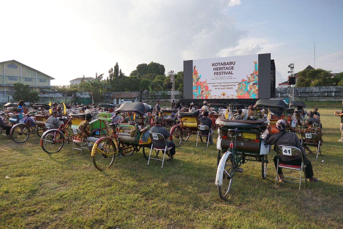 Dokumentasi arsip Kotabaru Heritage Film Festival (KHFF) sebagai bagian dari koleksi penyelenggaraan festival.