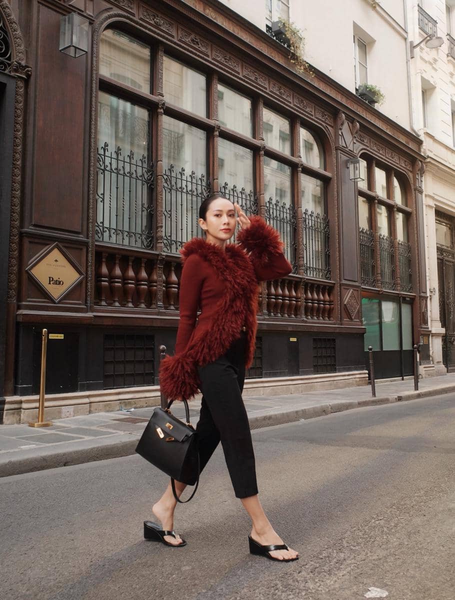 Merdi Octavia dan suami jalan-jalan di Paris