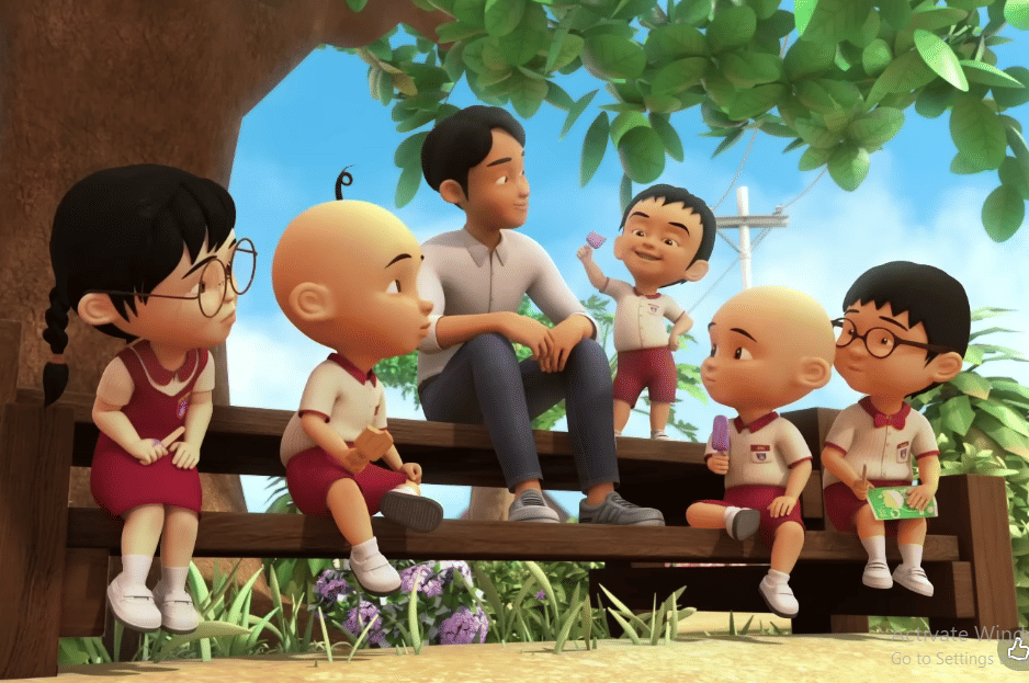 cuplikan episode Duit Simpanan di animasi Upin Ipin