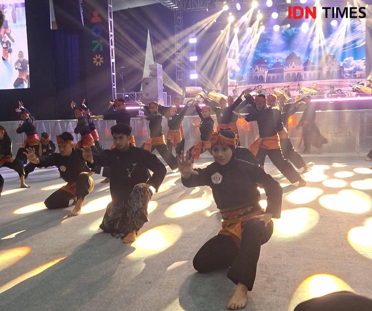 Penampilan Pencak Silat di Indonesia Sports Summit (ISS) 2026 (IDN Times/Margith Damanik)