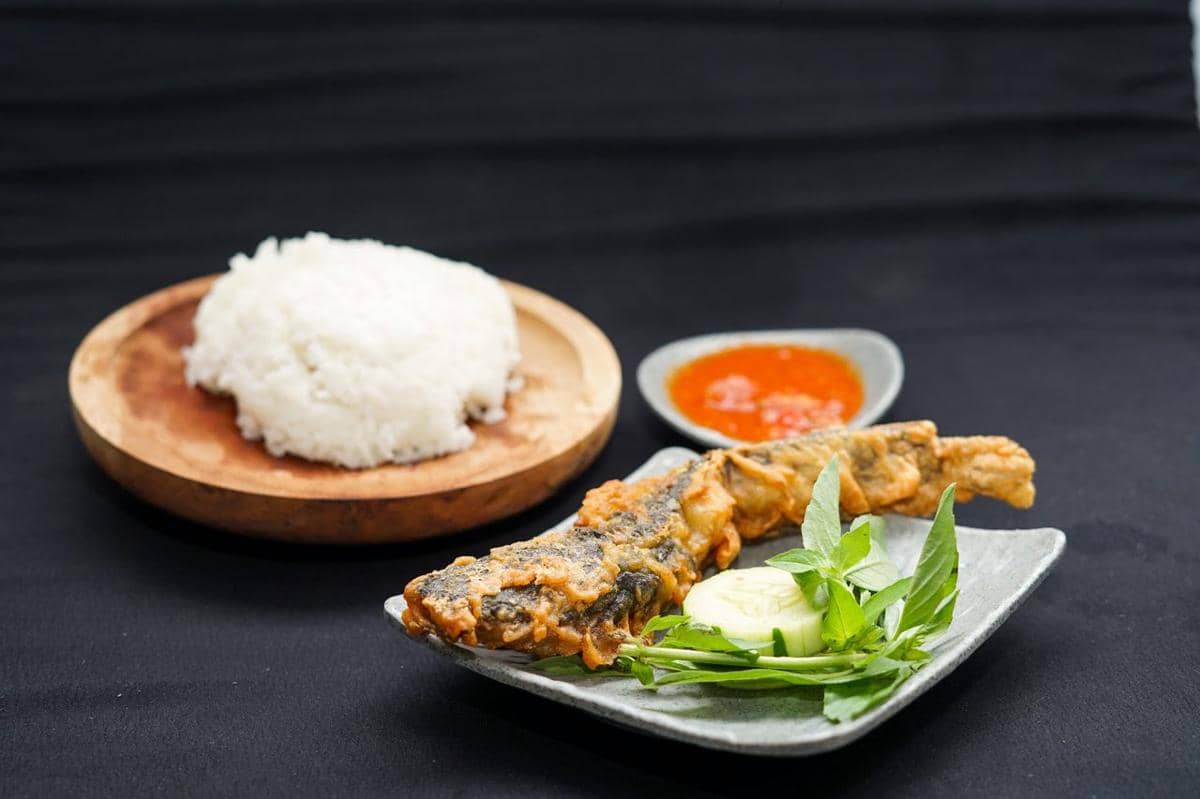 ilustrasi lele yang telah digoreng