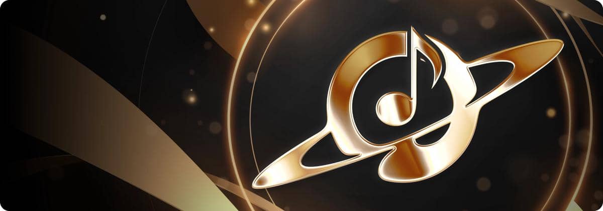 Logo Jupiter Music Awards 2026 pada materi promosi acara penghargaan musik, dengan keterangan dokumentasi penyelenggara.