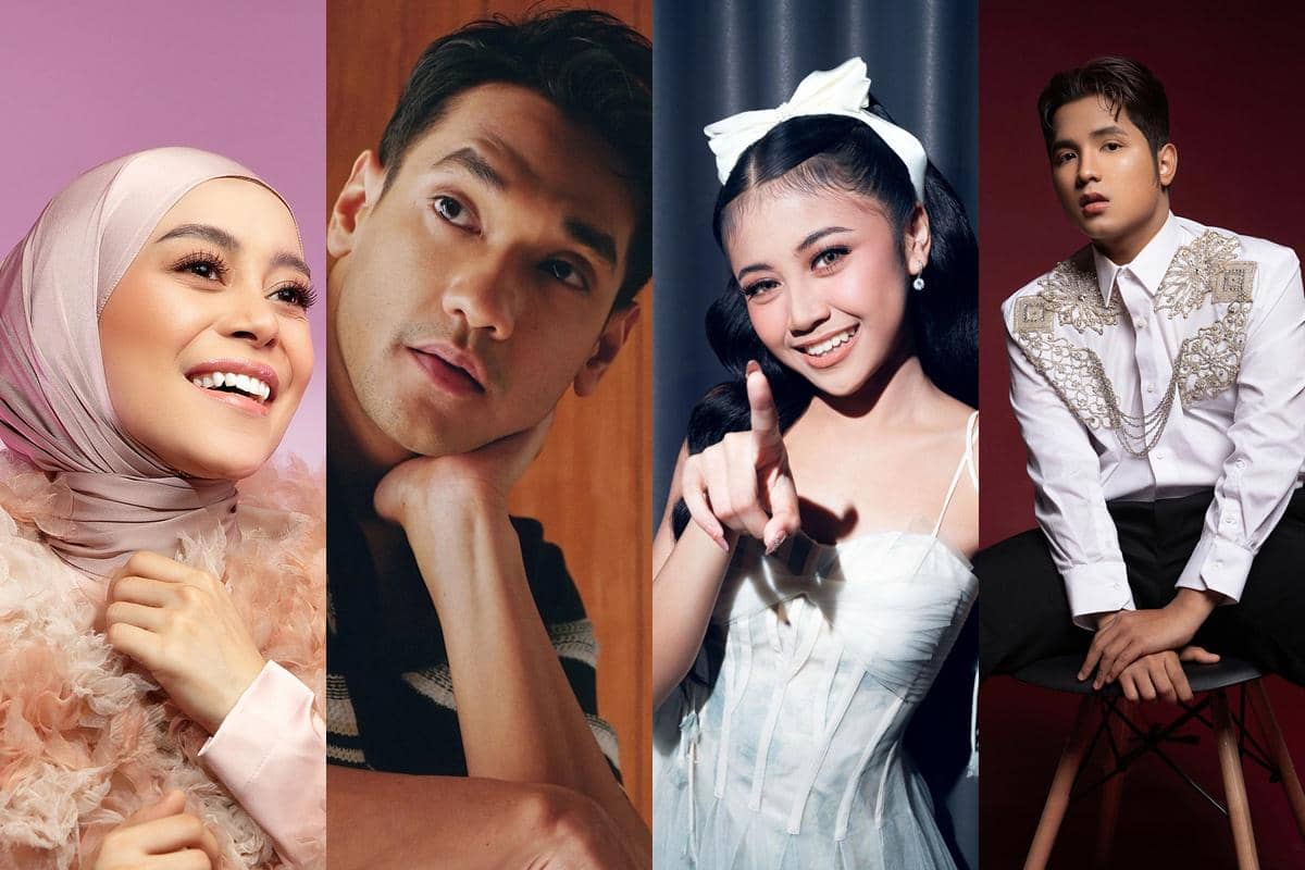 Kolase potret Lesti, Afgan, Tasya, dan Jirayut yang masuk nominasi dalam ajang Jupiter Music Awards 2026.
