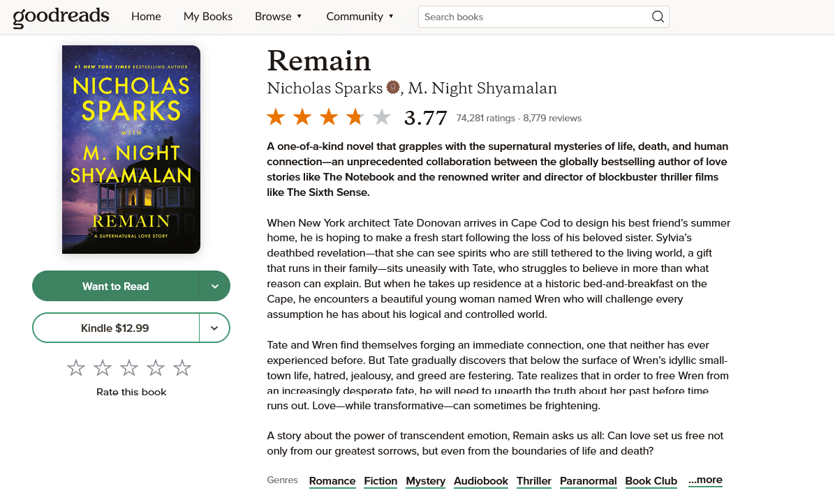 Ilustrasi awards & review di Goodreads (tangkapan layar Goodreads)