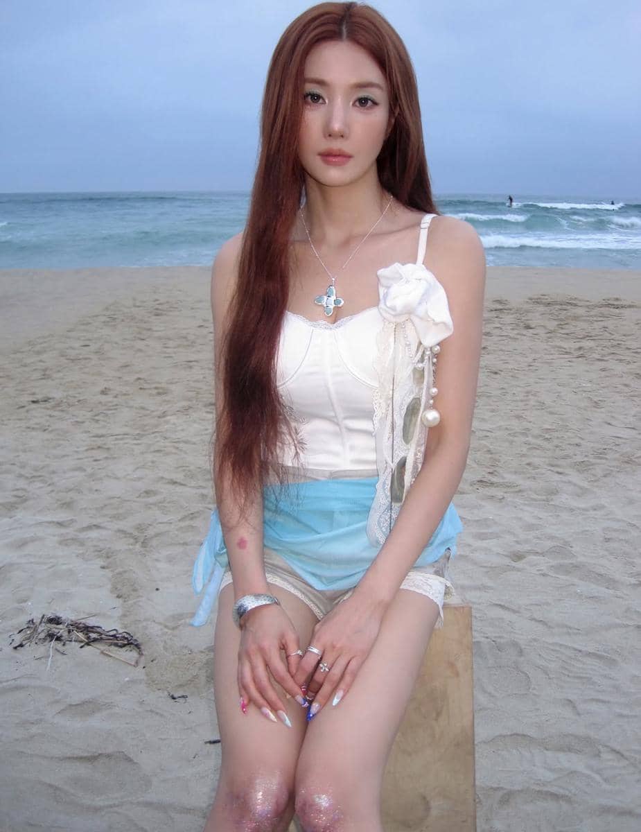 Potret Kwon Eunbi dalam unggahan akun Instagram @silver_rain.__, seperti tercantum pada keterangan foto.