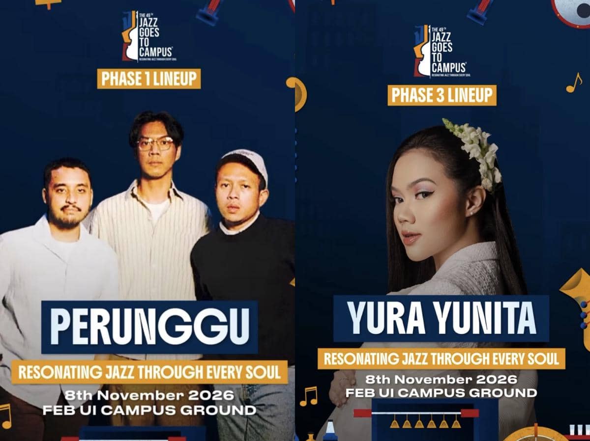 Harga Tiket dan Lineup Jazz Goes to Campus 2026, Yura hingga Perunggu