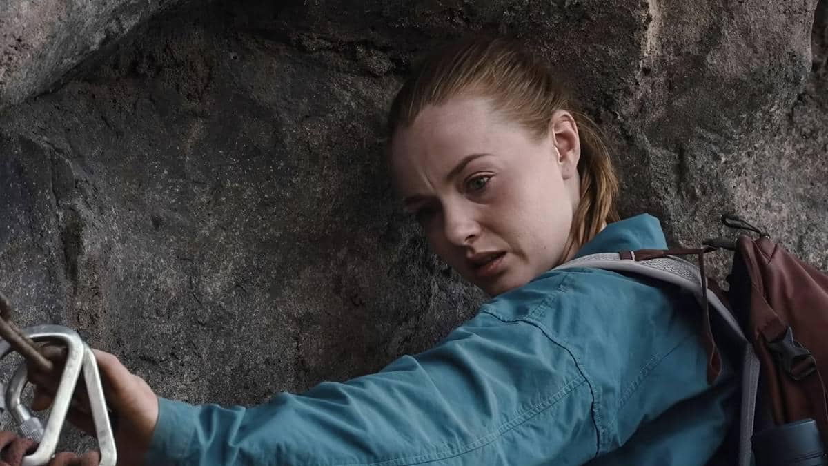 Materi promosi untuk film Fall 2: Deadpoint produksi Lionsgate, sebagaimana tercantum dalam keterangan gambar.