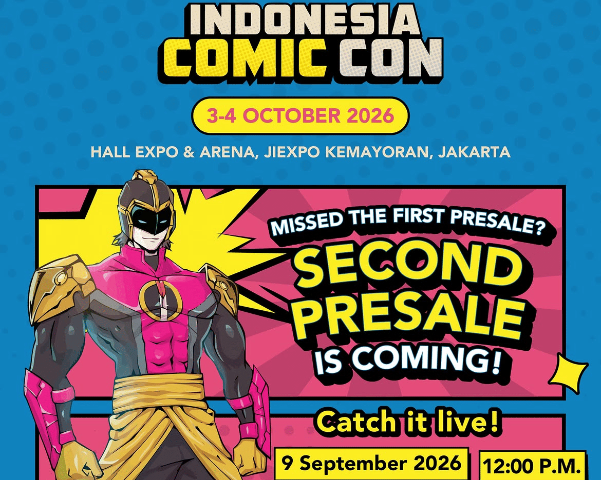 Harga tiket Comic Con 2026 