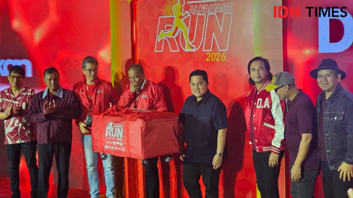 Goodie Bag Alfamart Run 2026 Bakal Mencapai 50 Kg, Ini Isinya! (IDN Times/Muhamad Iqbal)
