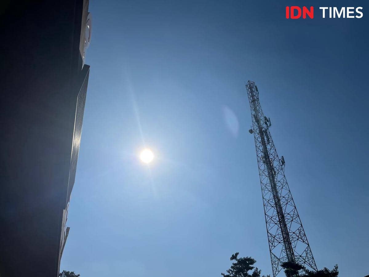 Masuki Puncak Kemarau, Suhu di Lampung Tembus 35 Derajat Celsius