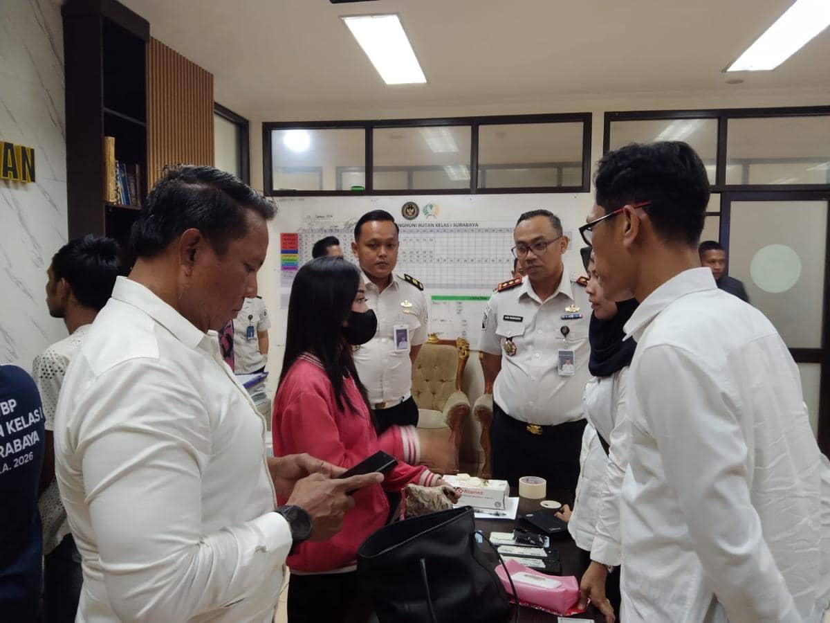 Rutan Surabaya Gagalkan Penyelundupan Sabu dalam Tas Pengunjung