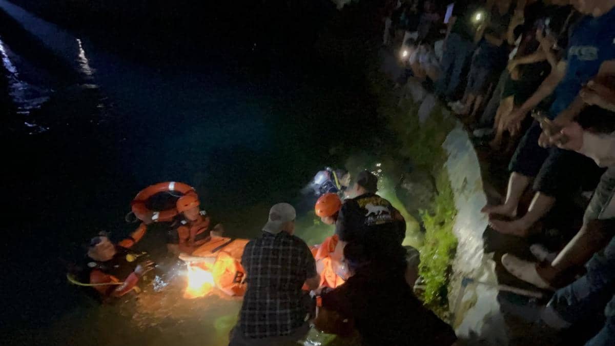 7 Jam Pencarian, Pemuda 25 Tahun Ditemukan Tewas di Dasar Sungai Lobang