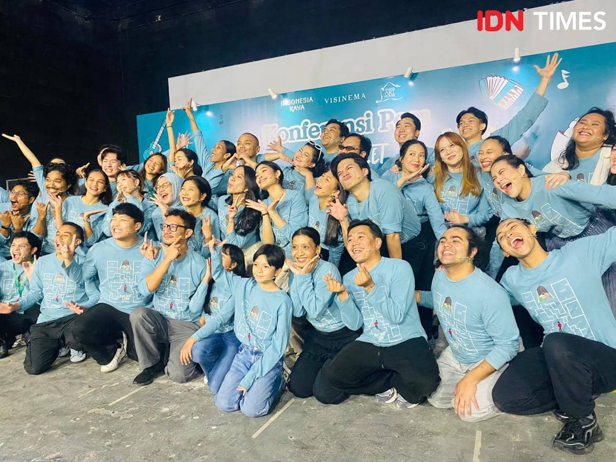 Konferensi pers pertunjukan Home Sweet Loan The Musical yang digelar pada Senin, 14 September 2026.