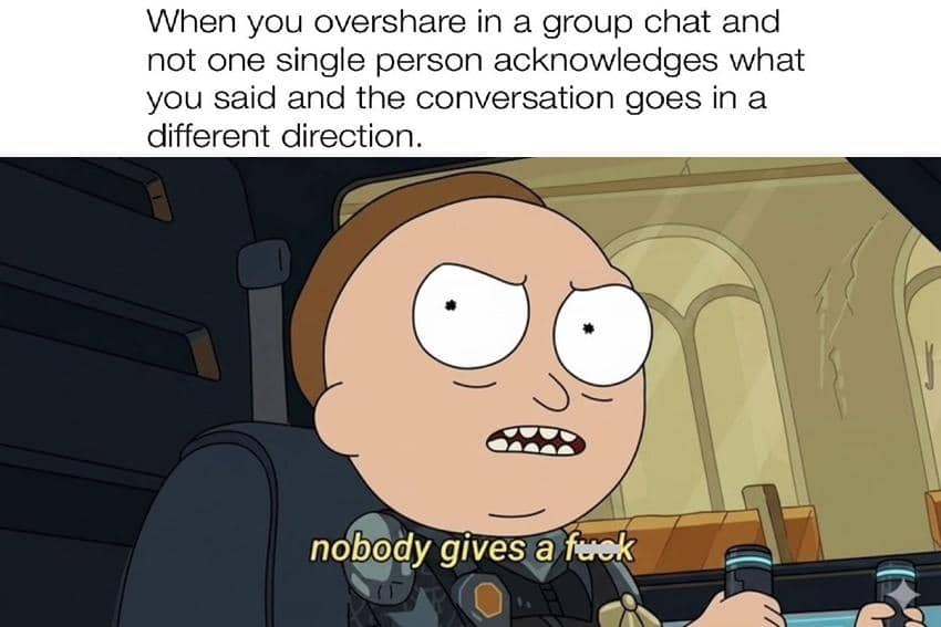 8 Meme Kartun tentang Oversharing, Menyesal Belakangan