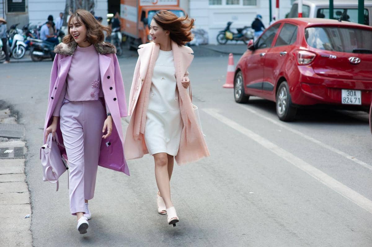 Outfit monokrom wanita