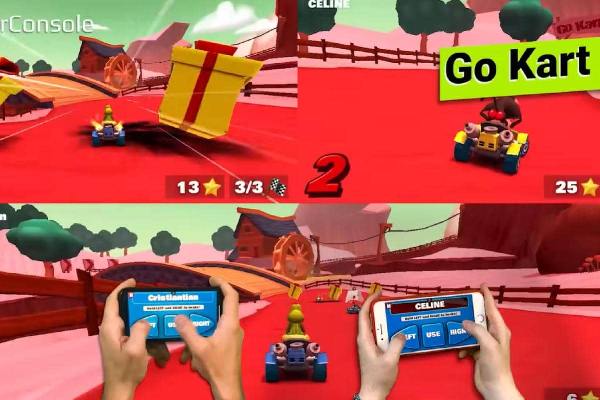 tangkapan layar game Go Kart Go di Air Console