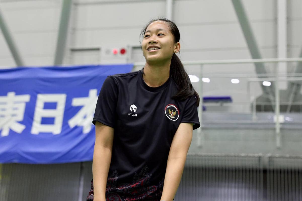 Putri Kusuma Wardani dalam latihan jelang Asian Games 2026 (dok.PP PBSI)
