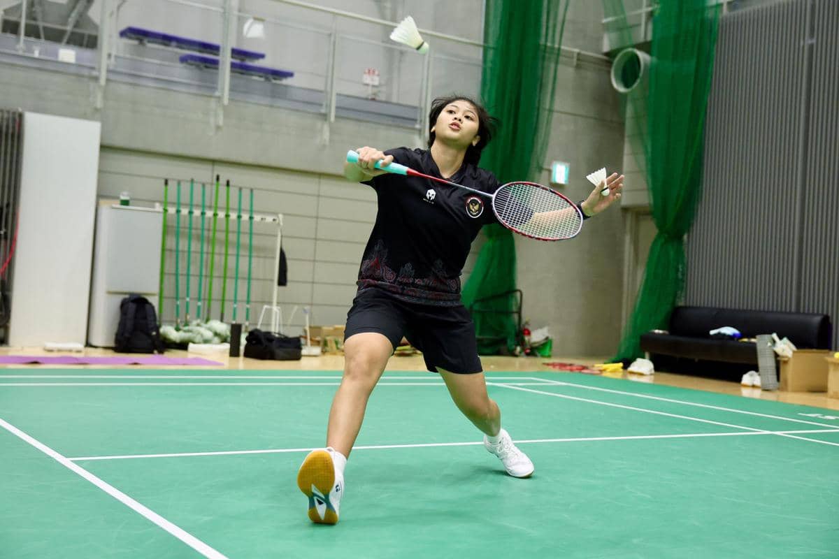 Thalita Ramadhani Wiryawan dalam latihan jelang Asian Games 2026 (dok.PP PBSI)