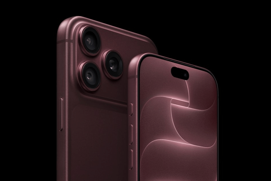 Ilustrasi produk iPhone 18 Pro Max dari Apple, menampilkan desain ponsel pintar premium dalam materi promosi.