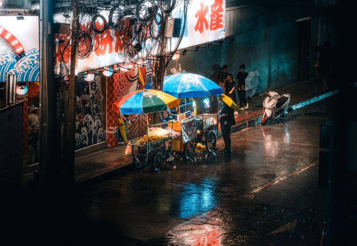 Ilustrasi hujan