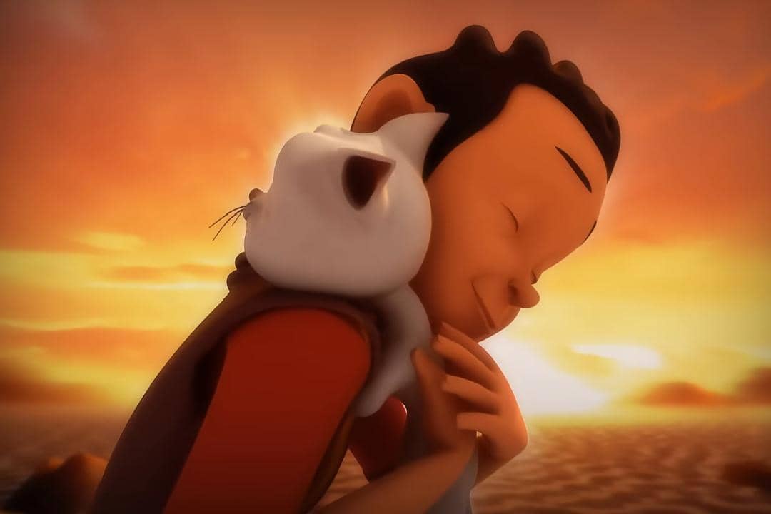 cuplikan adegan ending telenovela "Seguni Mawar Merah" yang tayang di dunia BoBoiBoy