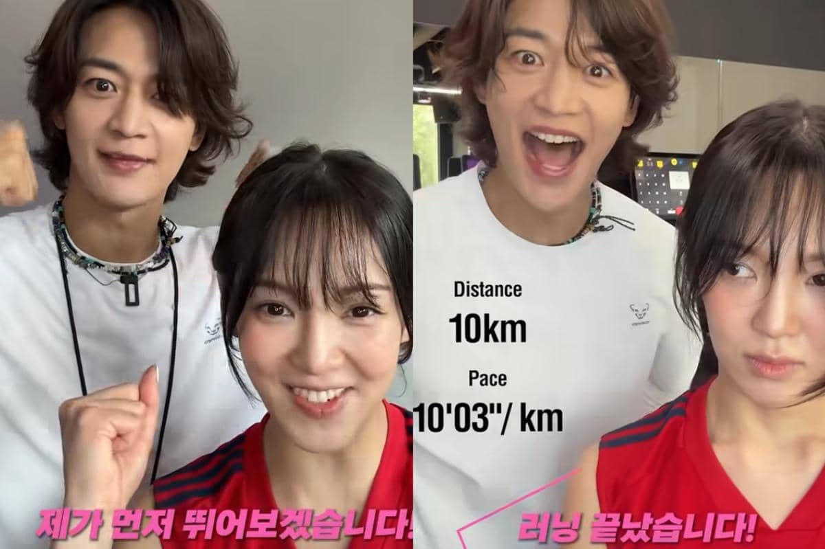 ekspresi kocak Hyoyeon SNSD usai lari bareng Minho SHINee
